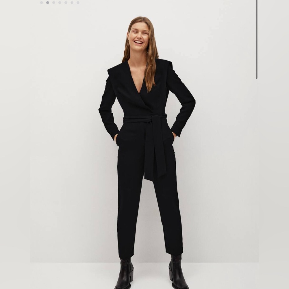 Belt wrap jumpsuit